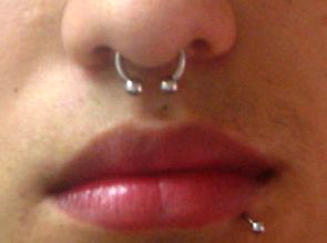 nose piercing - arya tattoo and piercing